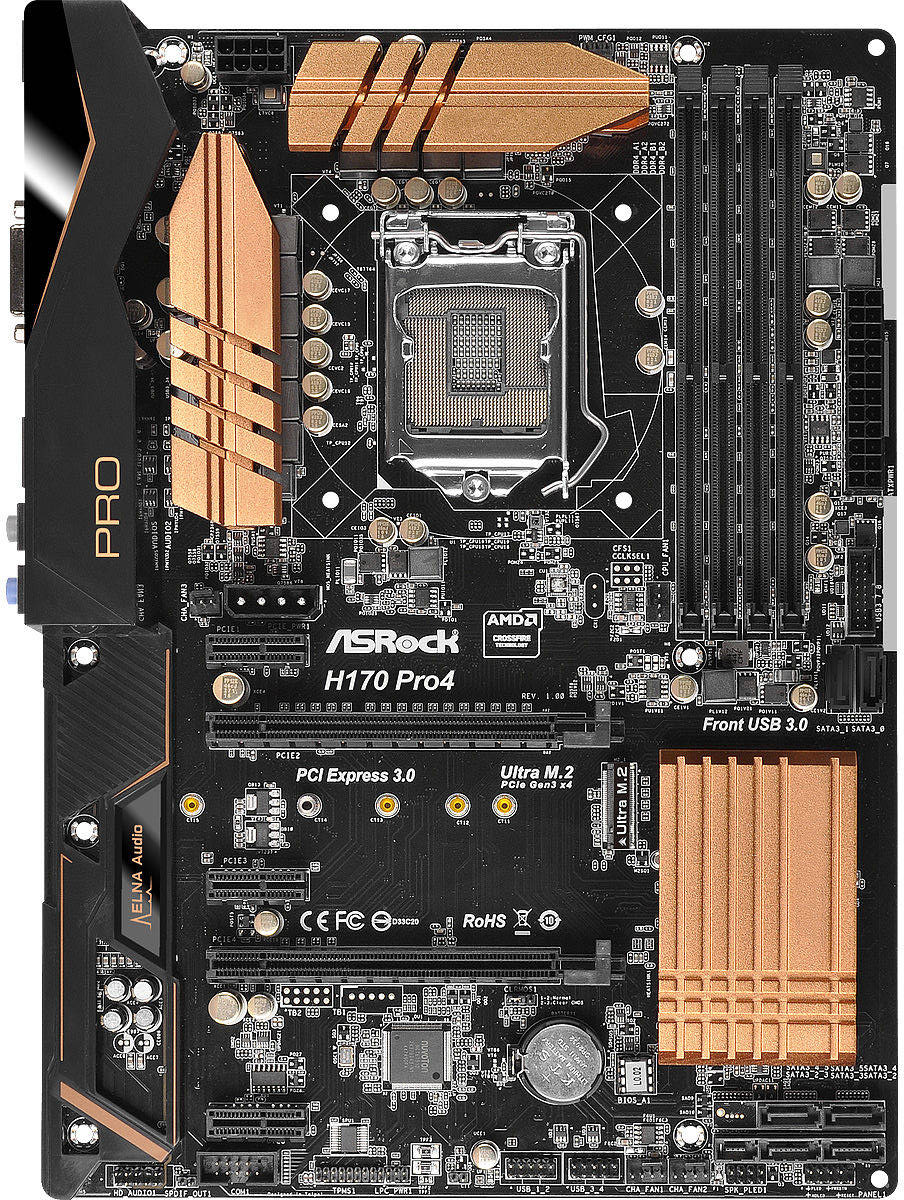 Asrock H170 Pro4 - Motherboard Specifications On MotherboardDB